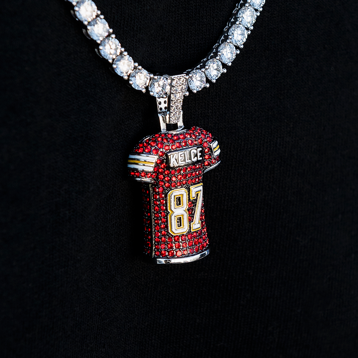 Kansas City Chiefs Travis Kelce Jersey Pendant